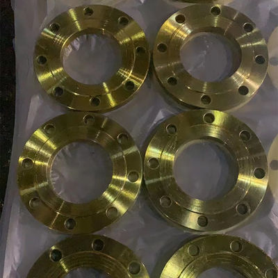 Slip On ANSI Pipe Flange Yellow Painting SCH5s-SCH160 Wall Thickness