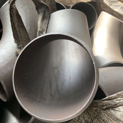 4 Inch 90 Derajat Elbow Tee Steel ASME B16.9 ASME 16.28 untuk Pipa