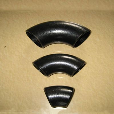 Les garnitures de tuyau Dn600 écartent la peinture d'un coup de coude ISO9001-2008 du noir sch40