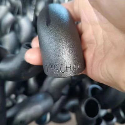 Coude en acier noir de 2 de pouce d'acier au carbone garnitures de tuyau 90 degrés
